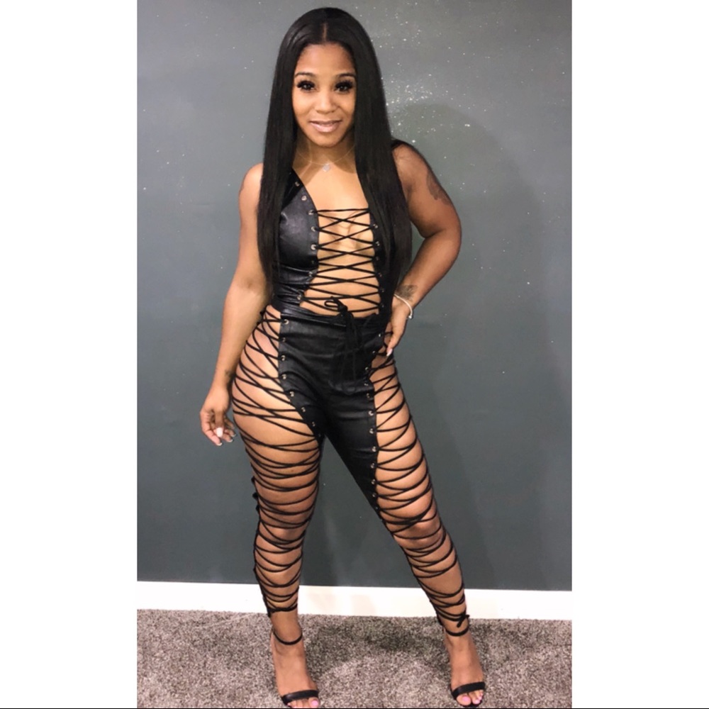 Fauxy Laced Jumpsuit